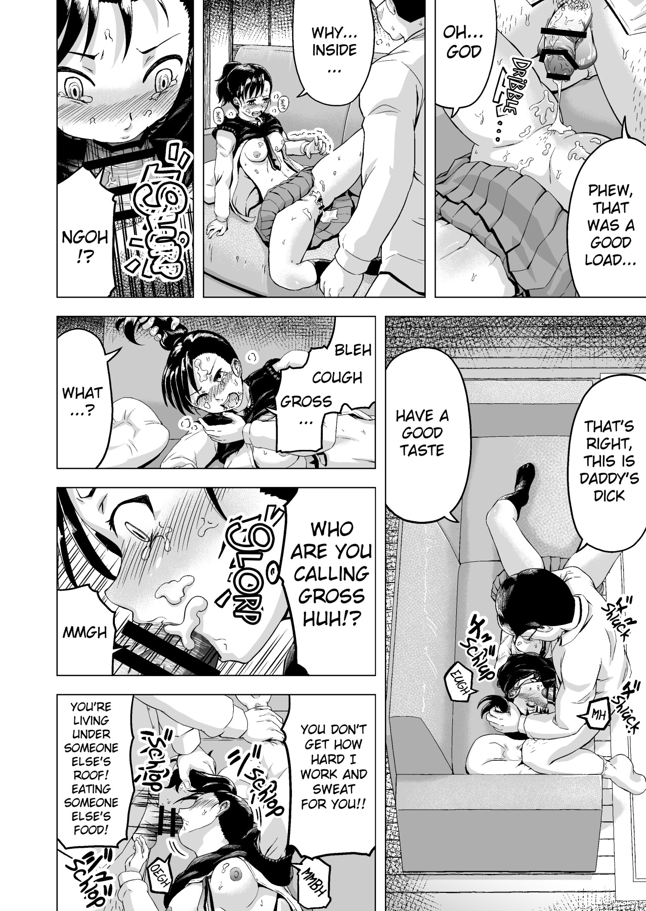 Hentai Manga Comic-A Story About a Father Who Assaults His Rebellious Daughter While She's Taking a Nap-Read-15